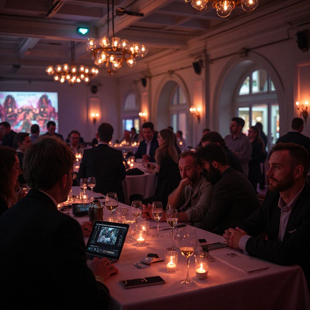 Industry networking reception