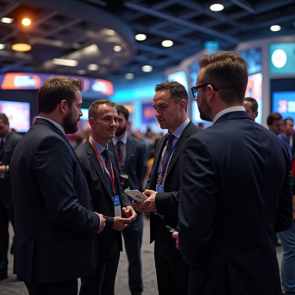 Publishing executives at summit