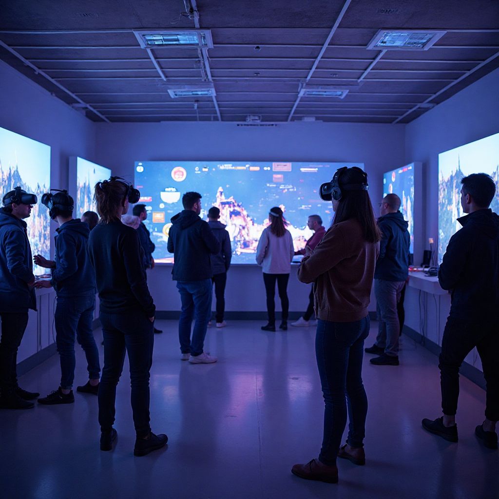 VR demonstration area