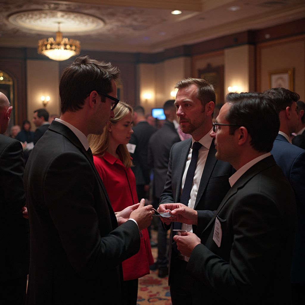 Gaming professionals networking